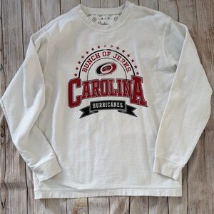 Pressbox by Royce Carolina Hurricanes White Long Sleeve